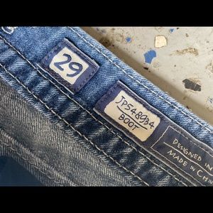 European dark blue pant